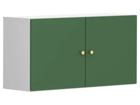 BRW Настенный шкаф Modeo100 см с дверцей белый/лабрадор SFW/100/50/30_11-BI/LAB фото