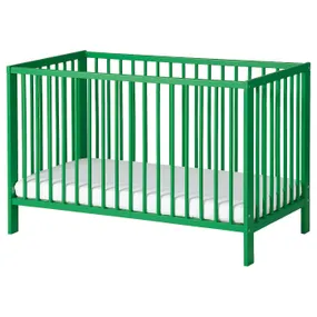 IKEA GULLIVER ГУЛЛИВЕР, кроватка детская, зеленый, 60x120 см 205.895.03 фото