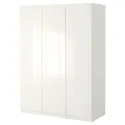 IKEA PAX ПАКС / FARDAL ФАРДАЛЬ, гардероб, білий / глянцевий / білий, 150x60x236 см 193.034.98 фото thumb №2