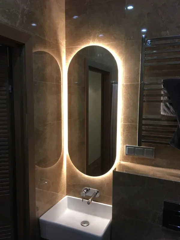 Doloto-Mirror Зеркало с LED подсветкой "Aron", 800х600 мм фото №2