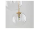 BRW Трехточечный металлический подвесной светильник Nilos, золото 094997 фото thumb №3