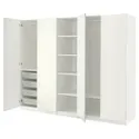 IKEA PAX ПАКС / FORSAND ФОРСАНД, гардероб, білий / білий, 250x60x201 см 294.780.82 фото thumb №1