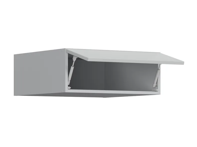 Кухонный шкаф BRW Top Line 60 см с наклонной столешницей серый глянец, серый гранола/серый глянец TV_NO_60/23_O-SZG/SP фото №3