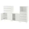 IKEA PLATSA ПЛАТСА, комбинация д / хранения, белый / фонен белый, 220x42x133 см 192.521.25 фото thumb №1