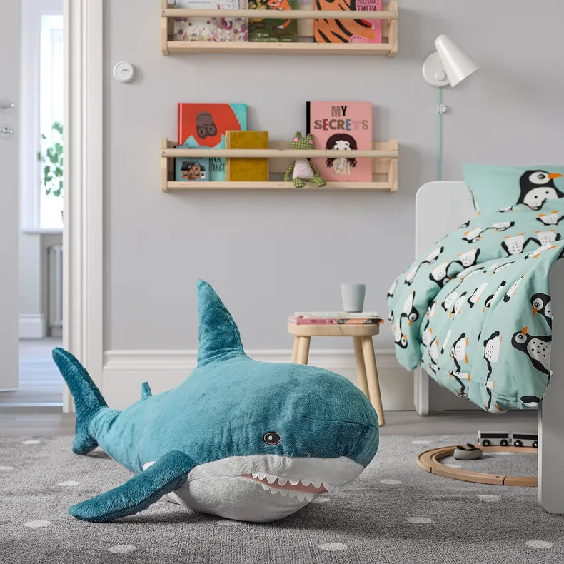 IKEA BLÅHAJ БЛОХЕЙ, іграшка м’яка, акула, 100 см 303.735.88 фото №2