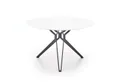Кухонний стіл HALMAR PIXEL 120x120 см білий фото thumb №1
