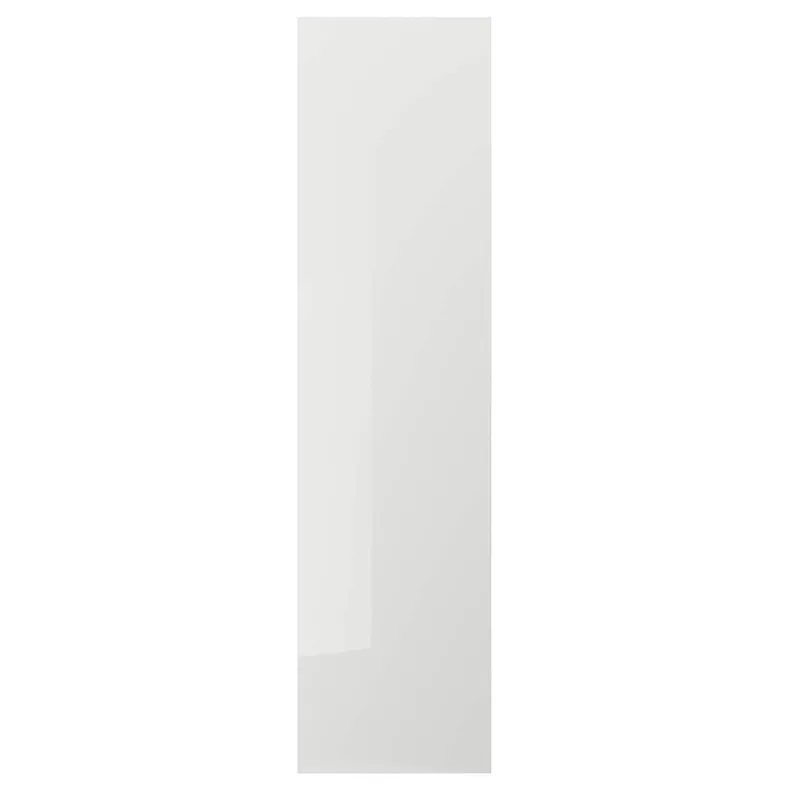 IKEA RINGHULT РИНГУЛЬТ, накладная панель, глянцевый светло-серый, 62x240 см 303.271.29 фото №1