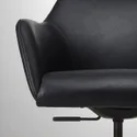 IKEA TOSSBERG ТОССБЕРГ / MALSKÄR МАЛЬШЕР, обертовий стілець, Бабуся чорна/чорна 595.081.72 фото thumb №2