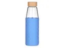 BRW пляшка скляна в силіконової упаковці 500мл синя 090534 фото thumb №1