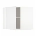IKEA METOD МЕТОД, угловой навесной шкаф с полками, белый / Стенсунд белый, 68x60 см 094.091.98 фото thumb №1