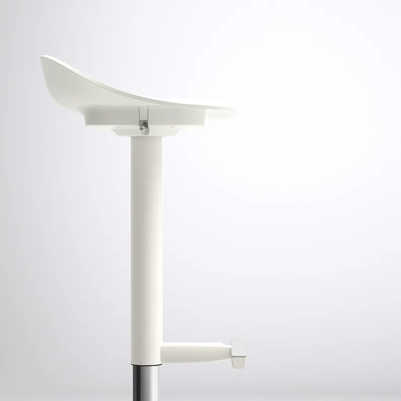 IKEA JANINGE ЯНІНГЕ, барний стілець, білий, 76 см 702.460.89 фото №6
