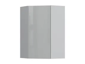 BRW Top Line 60 см угловой кухонный шкаф правый серый глянец, серый гранола/серый глянец TV_GNWU_60/95_P-SZG/SP фото