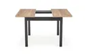 Кухонний стіл HALMAR TIAGO 90-125x90 см дуб крафт, чорний фото thumb №15