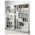 IKEA BILLY БІЛЛІ / GNEDBY ГНЕДБЮ, книжкова шафа, білий, 200x28x202 см 990.178.36 фото thumb №2