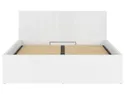 BRW Кровать Tetrix 160x200 с каркасом и ящиком для хранения белый глянцевый, белый глянец LOZ/160/B-BIP фото thumb №3