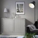IKEA HAVSTA ХАВСТА, шафа з цоколем, сірий, 121x47x89 см 304.151.97 фото thumb №2