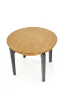 Обідній стіл розкладний HALMAR SORBUS 100-200x100 см, стільниця - дуб медовий, ніжки - графіт фото thumb №14
