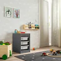 IKEA TROFAST ТРУФАСТ, комбинация д / хранения+контейнеры, серый / белый, 34x44x56 см 895.161.04 фото thumb №2