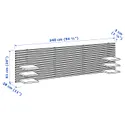 IKEA MANDAL МАНДАЛ, узголів’я, береза / біла, 240 см 701.763.12 фото thumb №6