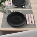 IKEA FÄRGKLAR ФЭРГКЛАР, тарелка, Матовый темно-серый, 26 см 004.797.13 фото thumb №4