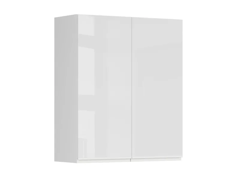 BRW Кухонный верхний шкаф Sole 80 см с отводом, двухдверный, белый глянец, альпийский белый/глянцевый белый FH_GC_80/95_L/P-BAL/BIP фото №2