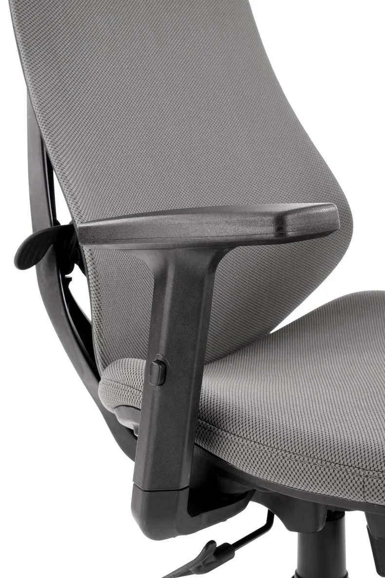 Крісло комп'ютерне офісне обертове HALMAR RUBIO сірий/чорний фото №2