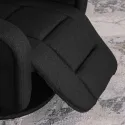 Поворотное массажное кресло MEBEL ELITE SPIKE 2, ткань: черный фото thumb №5