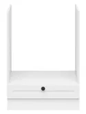 BRW Духова шафа Junona Line 60 см вбудована в кухонну шафу білого кольору, білий DPK/60/82_BBL-BI/BI фото thumb №1