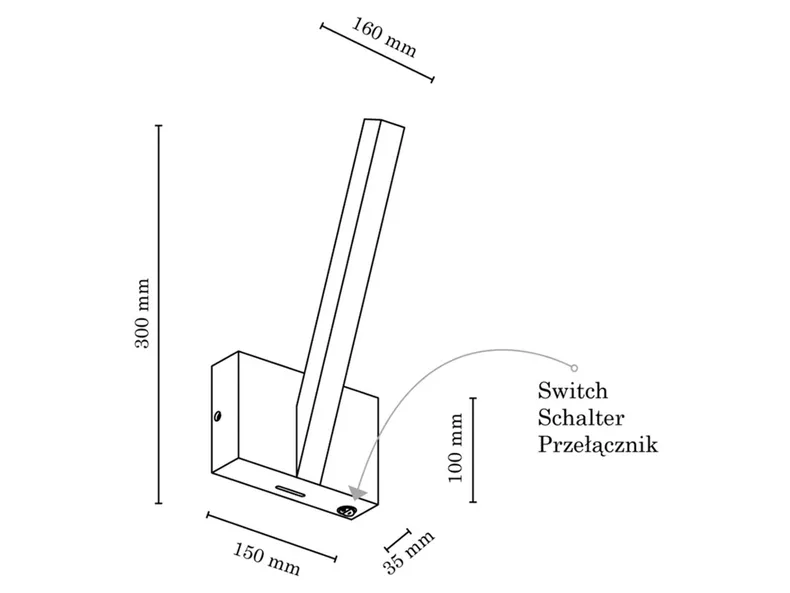 BRW Linus, настенный светильник 075207 фото №5