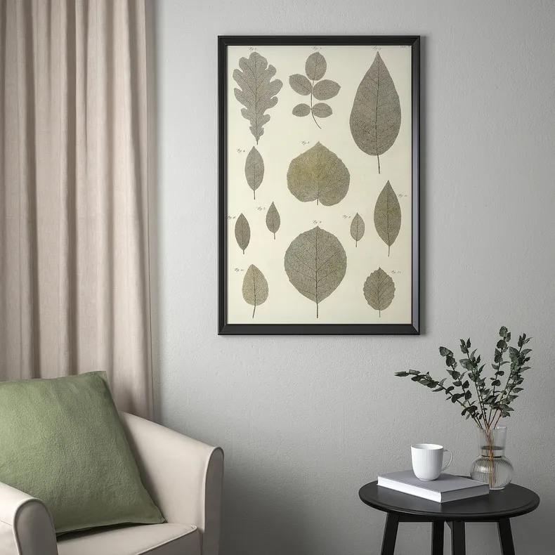 IKEA BILD БІЛЬД, постер, збір ботанічного листя, 61x91 см 705.708.98 фото №2