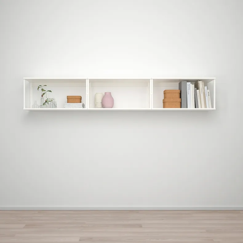 IKEA PLATSA ПЛАТСА, настенный модуль для хранения, белый, 240x40x40 см 493.253.71 фото №2
