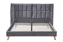 Кровать двуспальная HALMAR SCANDINO 160x200 см, серый фото thumb №5