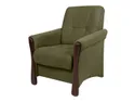 BRW Flora, крісло, Monoli 38 Зелений/горіх FO-FLORA-ES-G3_B949FE фото thumb №2