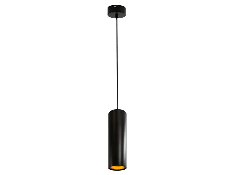 BRW Металлический подвесной светильник Lati черный и золотой 093045 фото №1