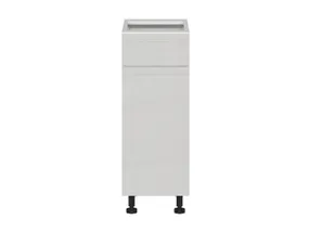 BRW Базовый шкаф для кухни Sole 30 см левый с ящиками светло-серый глянец, альпийский белый/светло-серый глянец FH_D1S_30/82_L/SMB-BAL/XRAL7047 фото