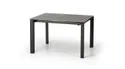 Обеденный стол HALMAR HORIZON 120-180x85 см серый, черный фото thumb №2