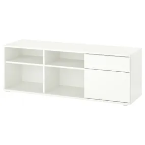 IKEA VIHALS ВІХАЛЬС, тумба під телевізор, білий, 146x37x50 см 204.832.95 фото