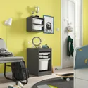 IKEA TROFAST, настенный шкаф, Серый/белый, 34x21x30 см 395.755.15 фото thumb №3