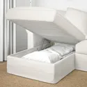 IKEA GRÖNLID ГРЕНЛІД, 4-місний диван із кушеткою, ІНСЕРОС білий 894.071.43 фото thumb №5