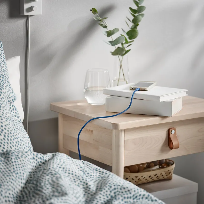 IKEA LILLHULT ЛІЛЛЬХУЛЬТ, кабель USB-A–USB-C, синій, 1.5 m 505.284.95 фото №5