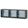IKEA TROFAST ТРУФАСТ, настенный модуль для хранения, серый / серо-голубой, 99x21x30 см 995.151.23 фото