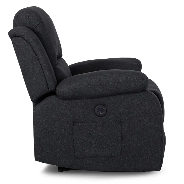 Масажне крісло MEBEL ELITE BONO 2, тканина: чорний фото №10