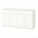 IKEA VIHALS ВИХАЛС, сервант, белый, 140x37x75 см 304.917.18 фото thumb №1