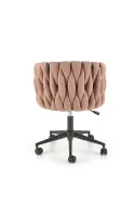 Крісло комп'ютерне офісне обертове HALMAR TALON рожевий, тканина фото thumb №6