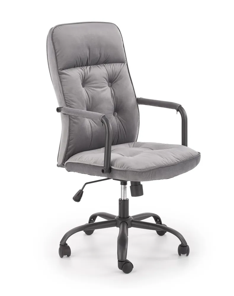 Крісло комп'ютерне офісне обертове HALMAR COLIN, сірий фото №1