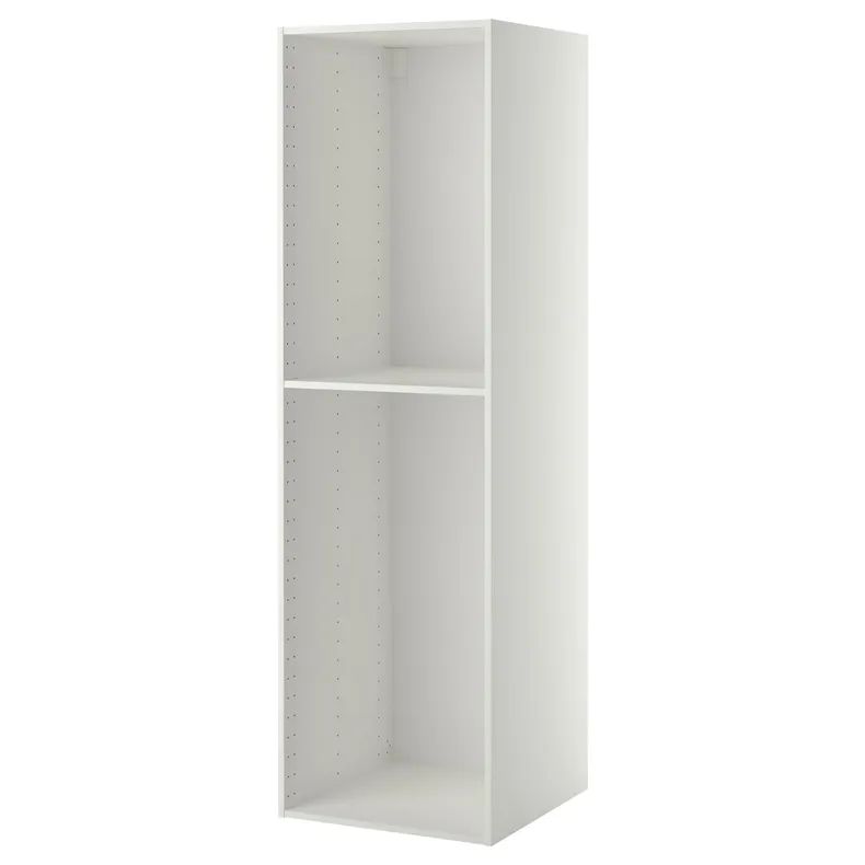 IKEA METOD МЕТОД, каркас високої шафи, білий, 60x60x200 см 602.125.65 фото №1