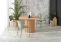 Обеденный стол HALMAR LOPEZ 120x120 см, натуральный дуб фото thumb №2