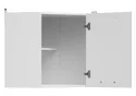 BRW Кухонна шафа Junona Line 60 см кутова верхня ліва/права сірий глянець jash сірий, білий/світло-сірий глянець GNWU/57_LP-BI/JSZP фото thumb №3