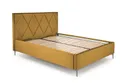 Узголів'я ліжка HALMAR MODULO W4 160 см гірчичного кольору. Моноліт 48 фото thumb №5
