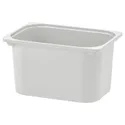 IKEA TROFAST ТРУФАСТ, коробка для зберігання, сірий, 42x30x23 см 004.640.28 фото thumb №1